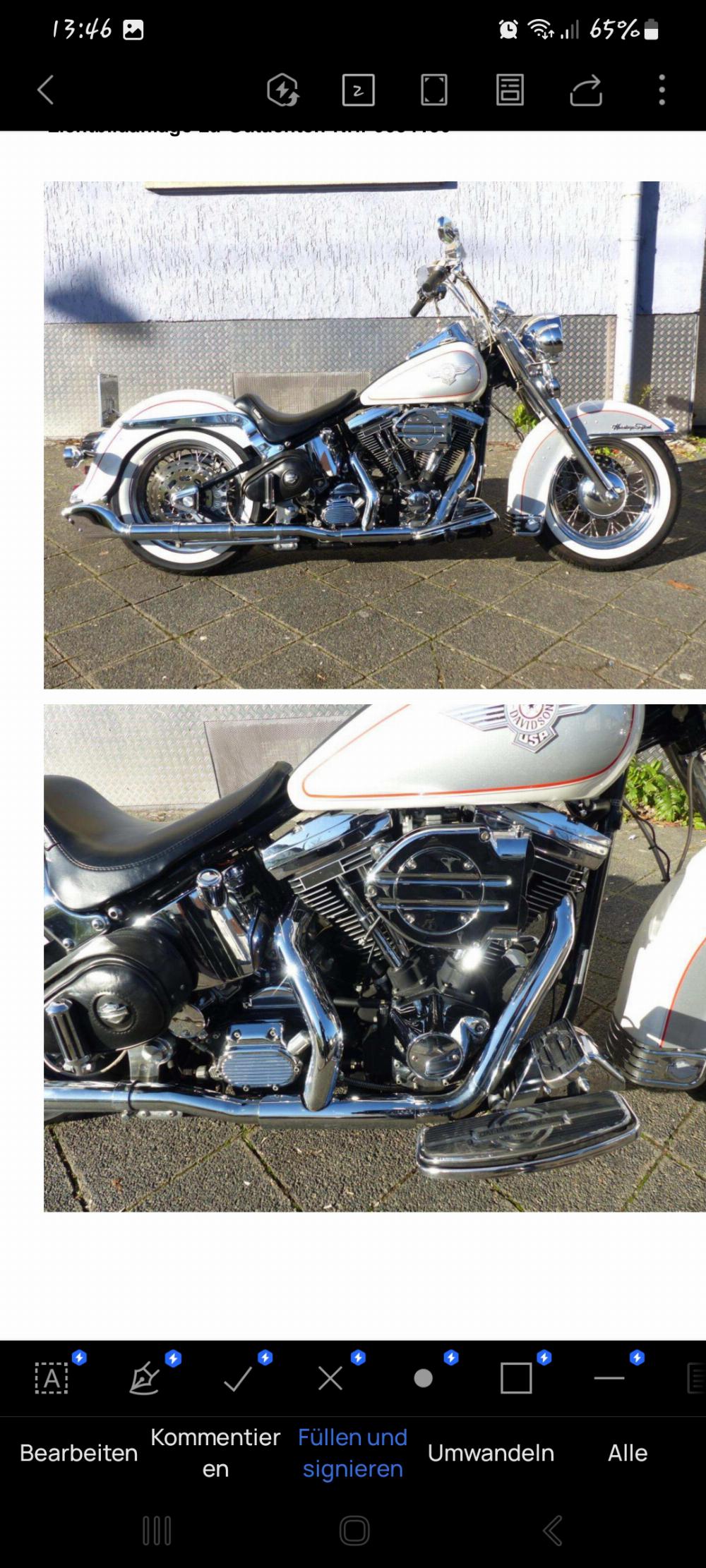 Motorrad verkaufen Harley-Davidson Heritage Softail Special Edition Ankauf
